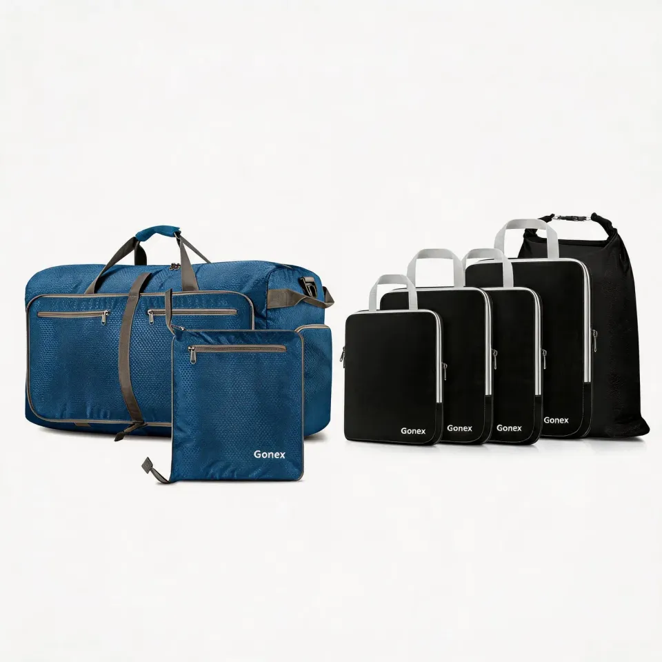 Gonex Weekend Getaway Set Borsone 100L + 5 Cubi