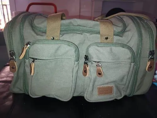 Gonex Canvas 50L borsone viaggio espandibile