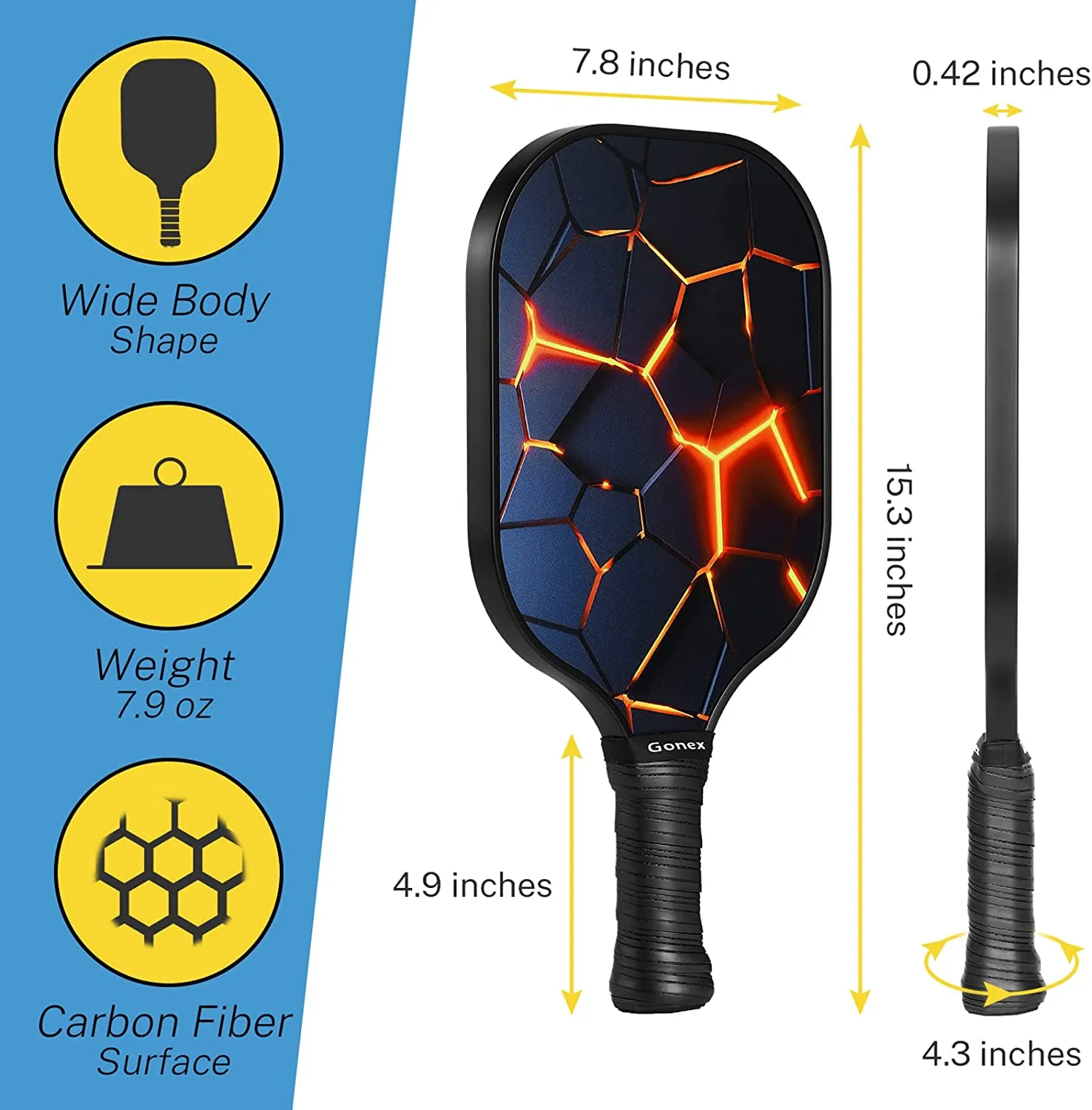 Gonex pickleball paddles