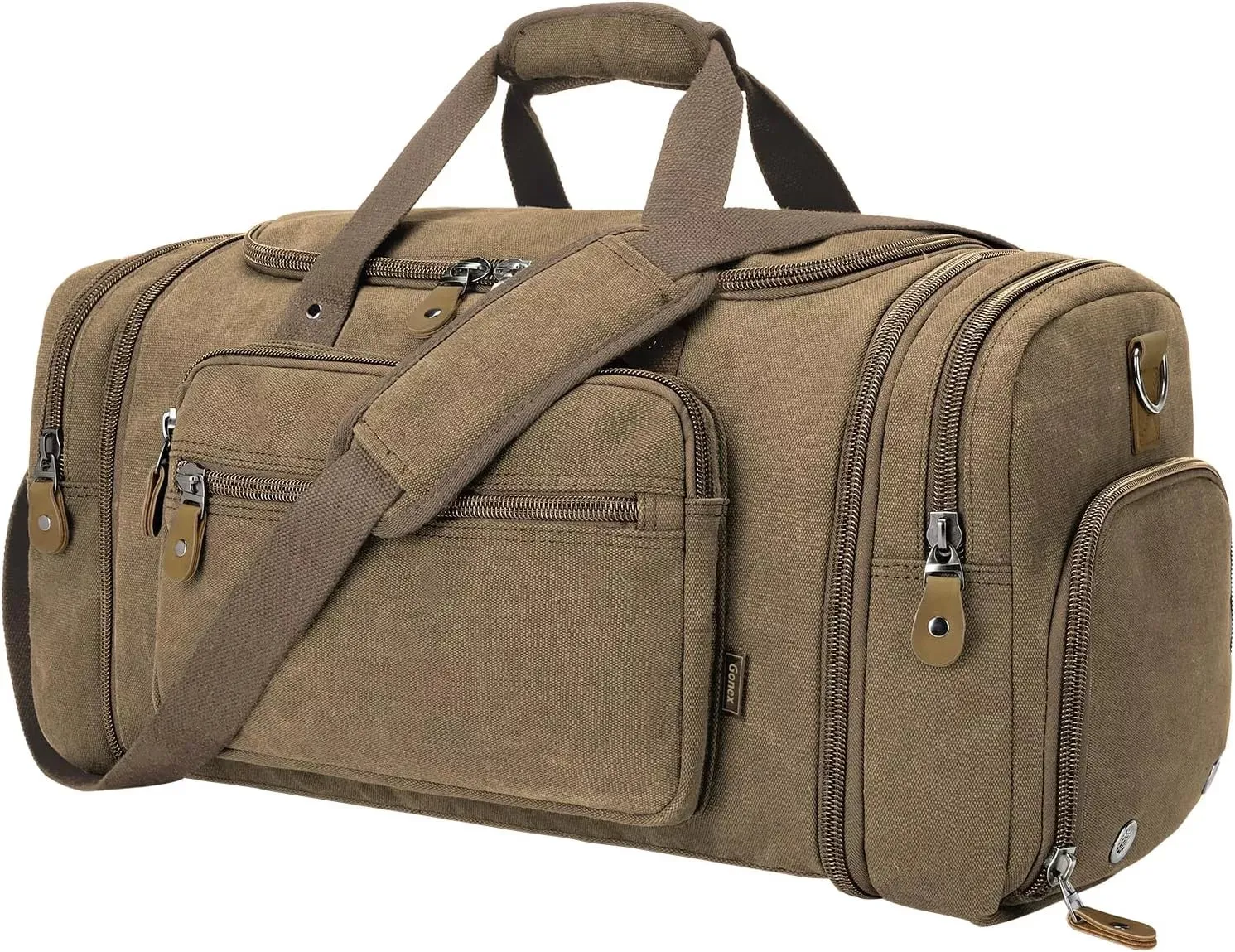 Gonex borsone tela 60L con vano scarpe