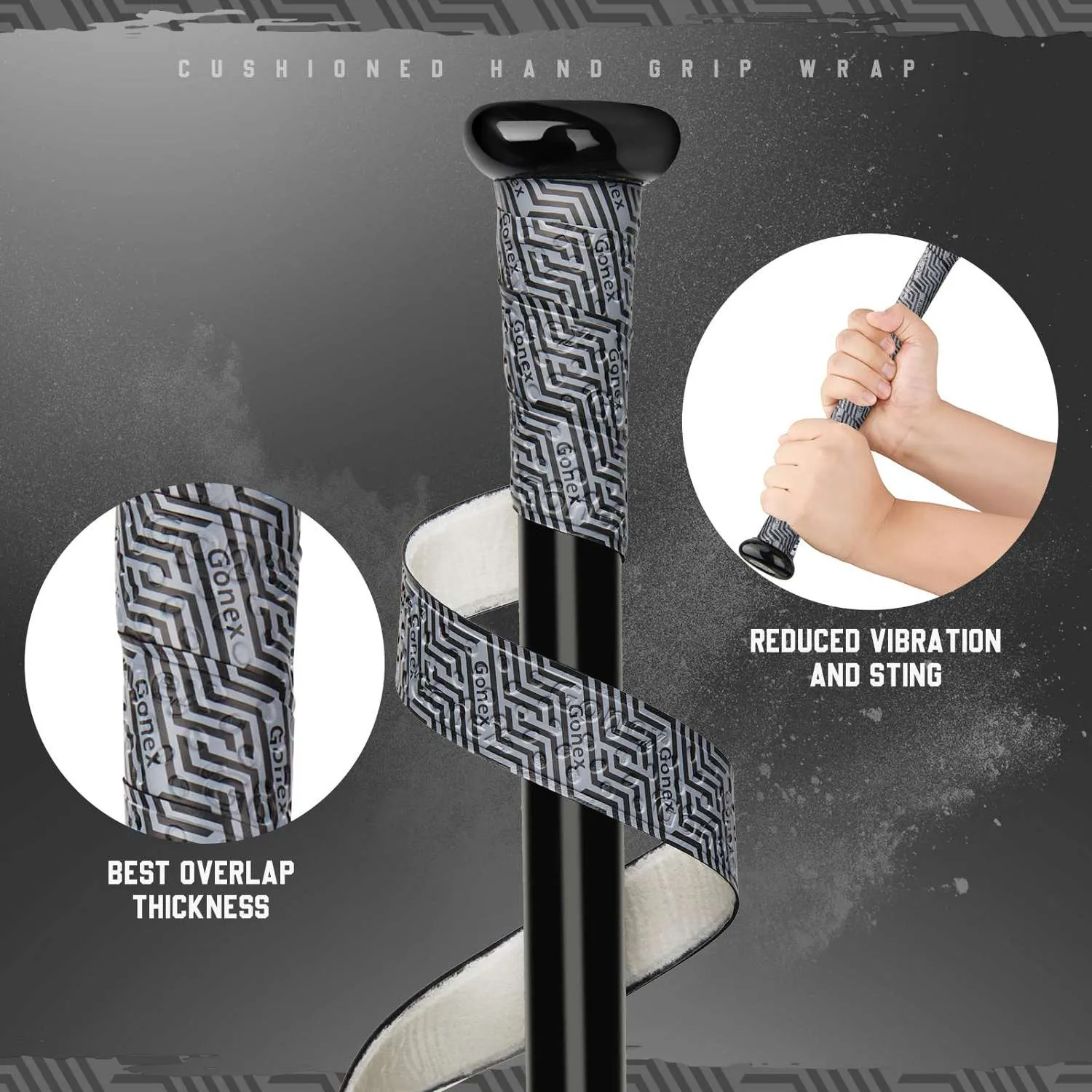 Gonex Nastro Grip Mazza Baseball Antiscivolo
