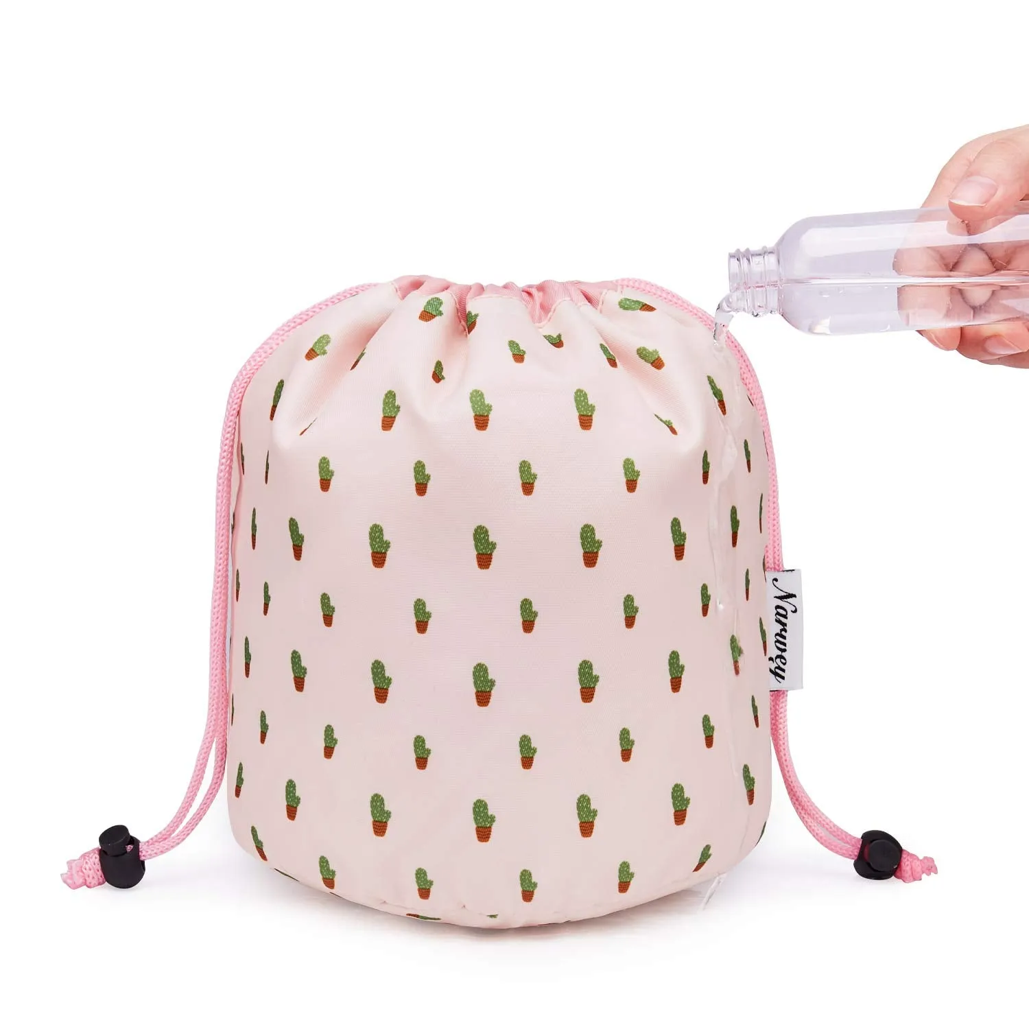 Narwey 5019 trousse trucco con coulisse 16x16x22cm