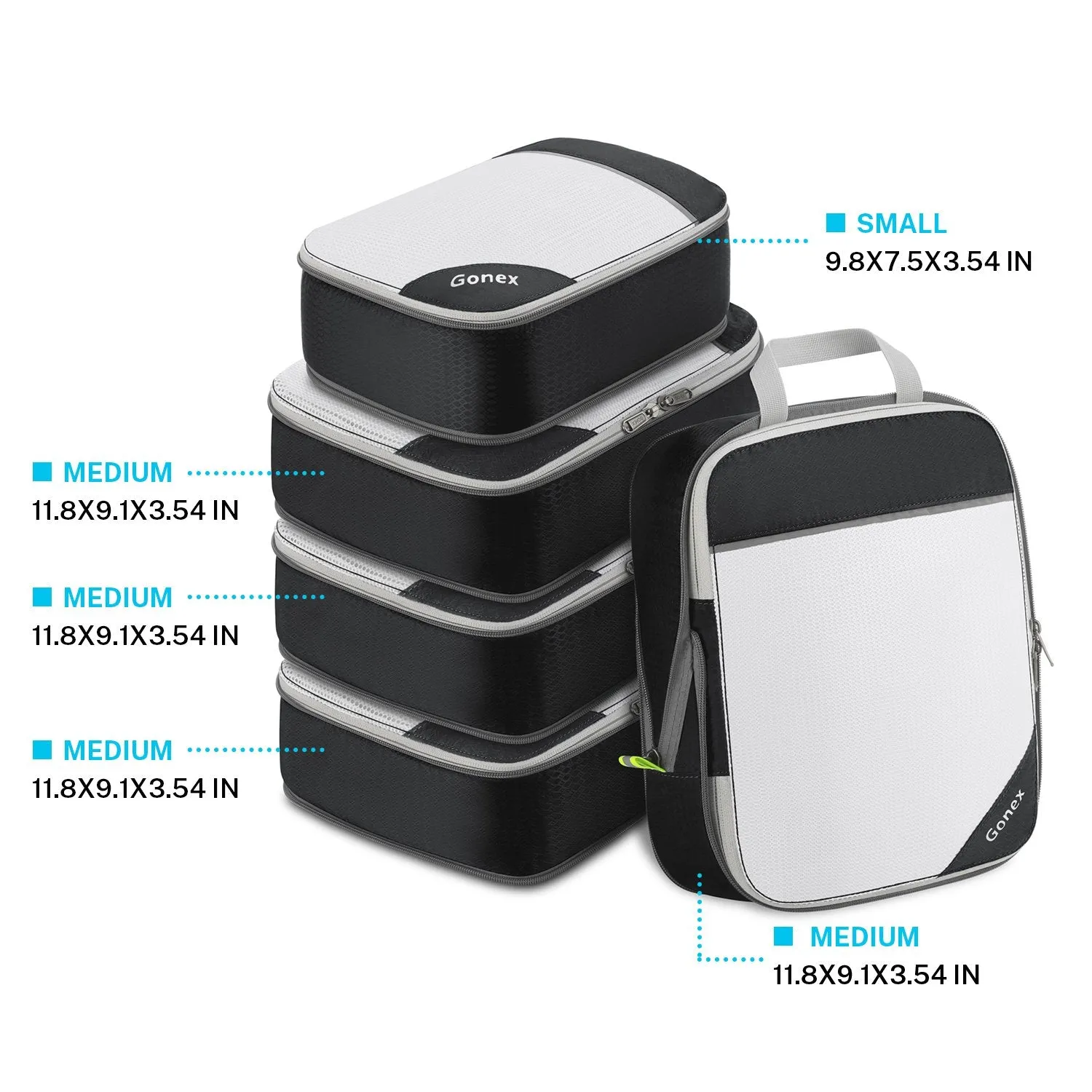 Gonex Organizer Valigia Compressione Rete