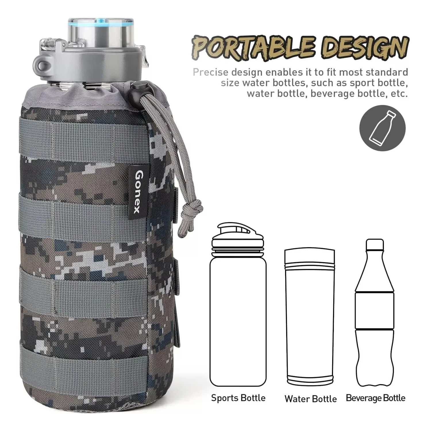 Gonex Molle Portaborraccia Tattico