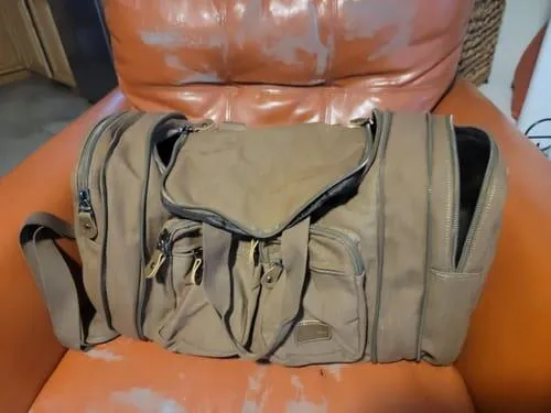 Gonex Canvas 50L borsone viaggio espandibile