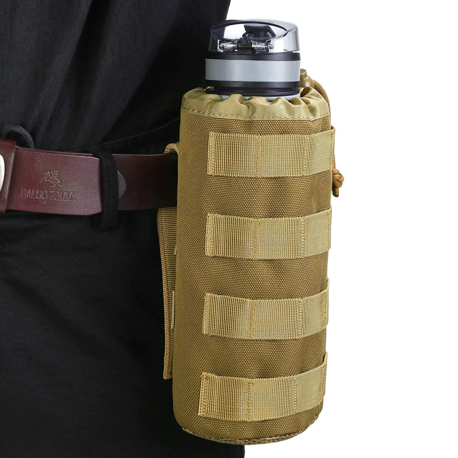 Gonex Drawstring Military MOLLE porta borraccia