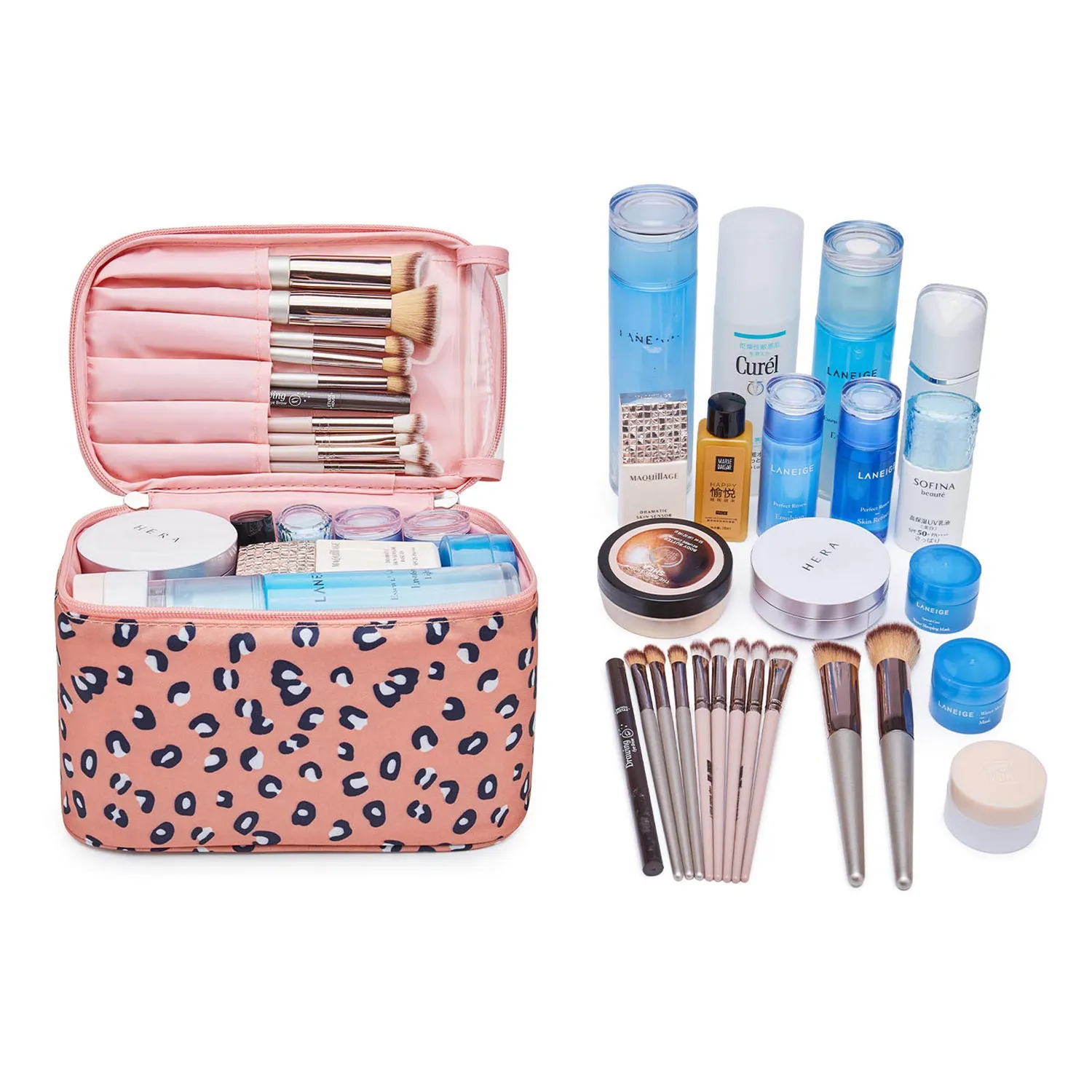 Narwey NW5053 trousse trucchi con vano pennelli