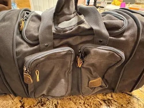 Gonex Canvas 50L borsone viaggio espandibile