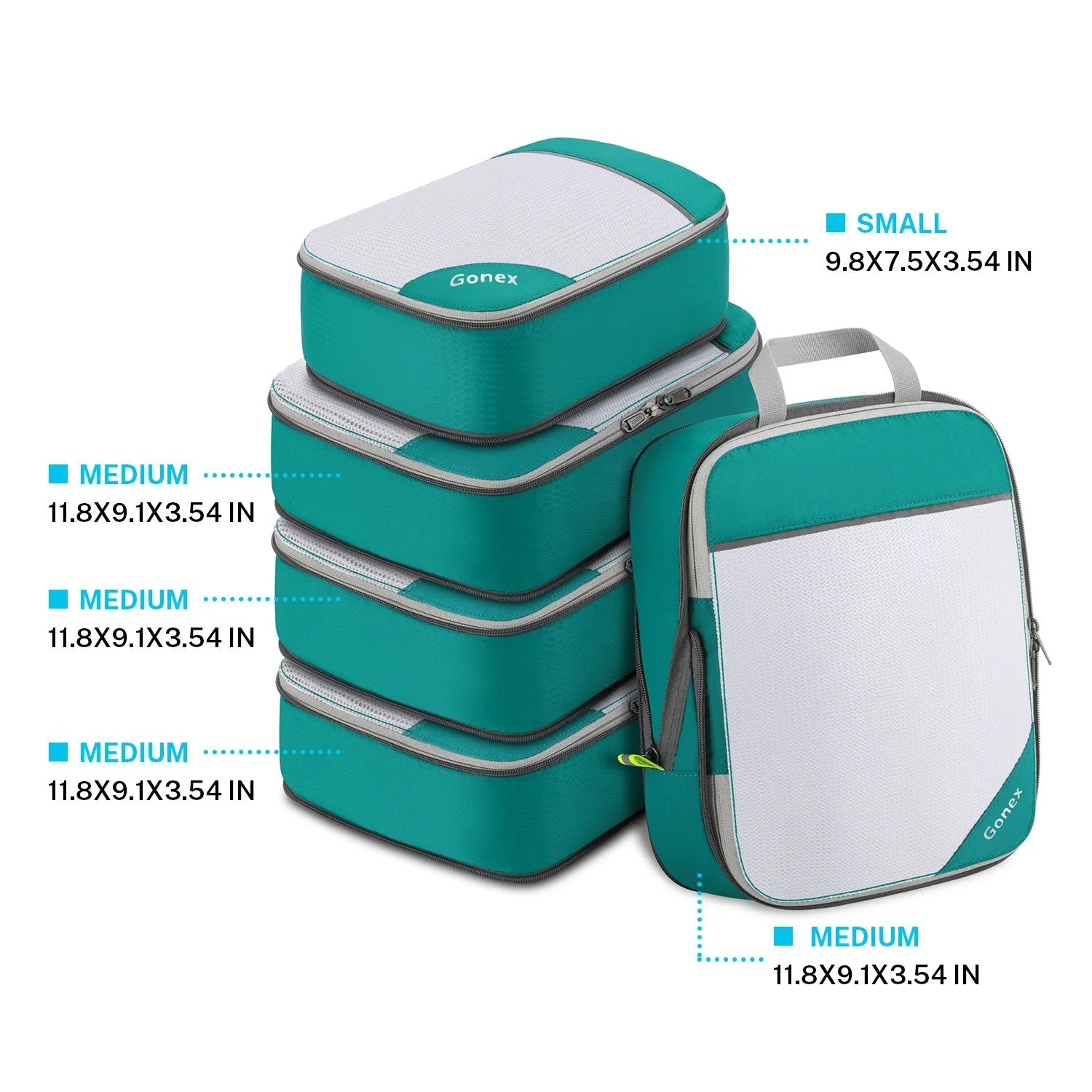 Gonex Organizer Valigia Compressione Rete