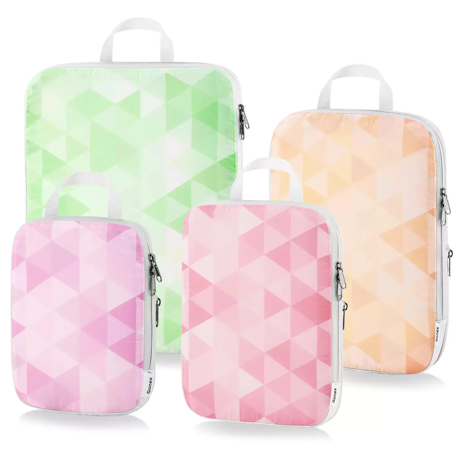 Gonex packing cubes compressione salvaspazio