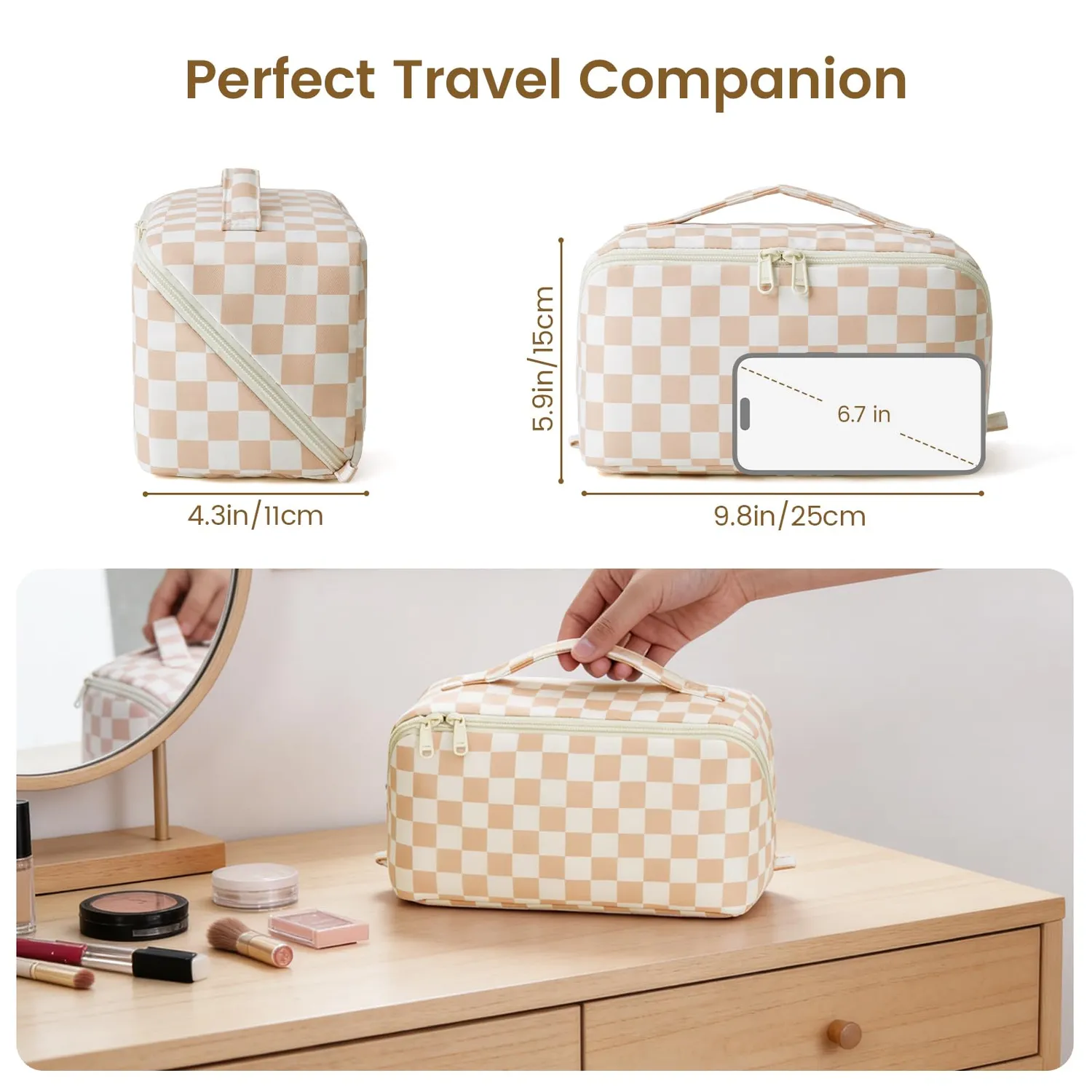 Narwey Beauty da Viaggio Apribile Piatto 180° Grande