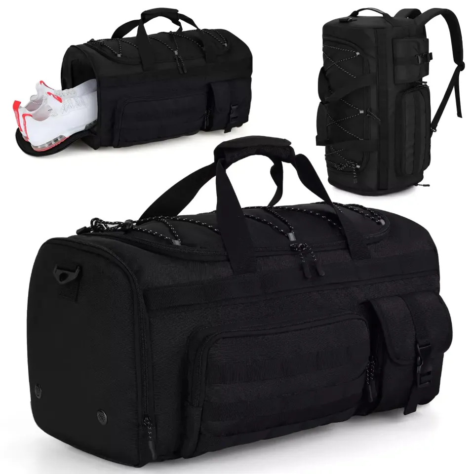Gonex Borsone Zaino Convertibile 3 in 1 con Scomparto Scarpe