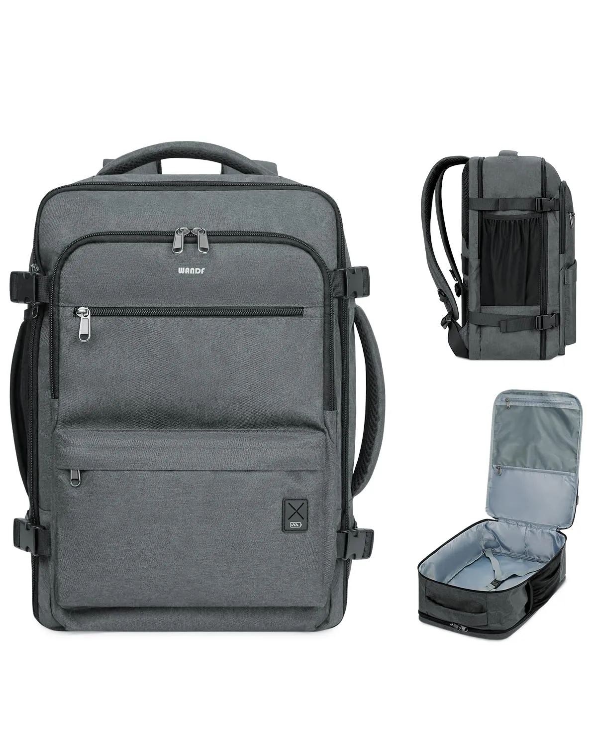 Narwey zaino viaggio porta PC 17" 46x34x20cm