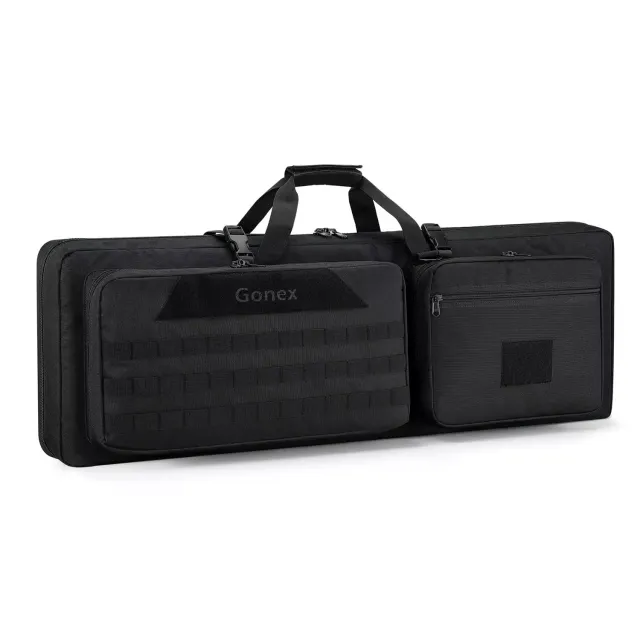 Gonex Custodia Tattica Doppia Imbottita con MOLLE