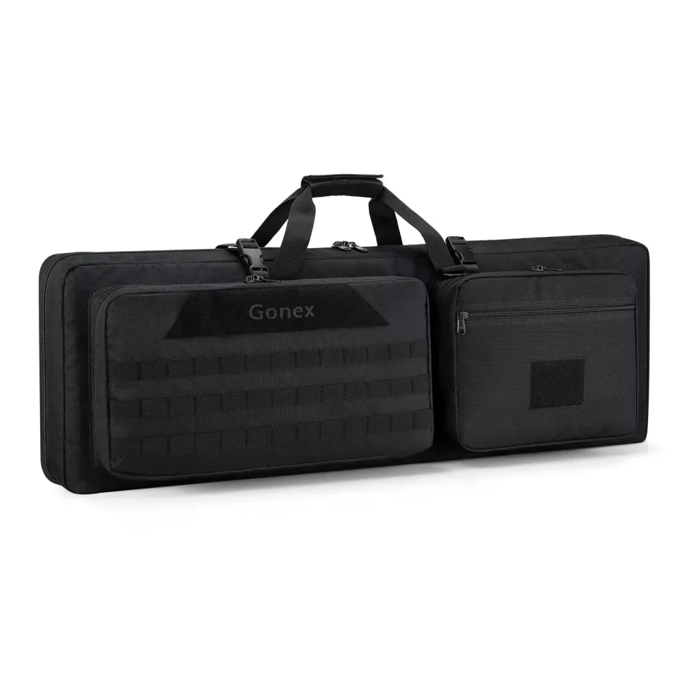 Gonex Custodia Tattica Doppia Imbottita con MOLLE
