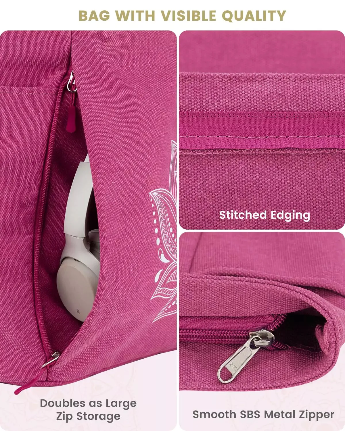 Gonex XL borsa porta tappetino yoga in tela