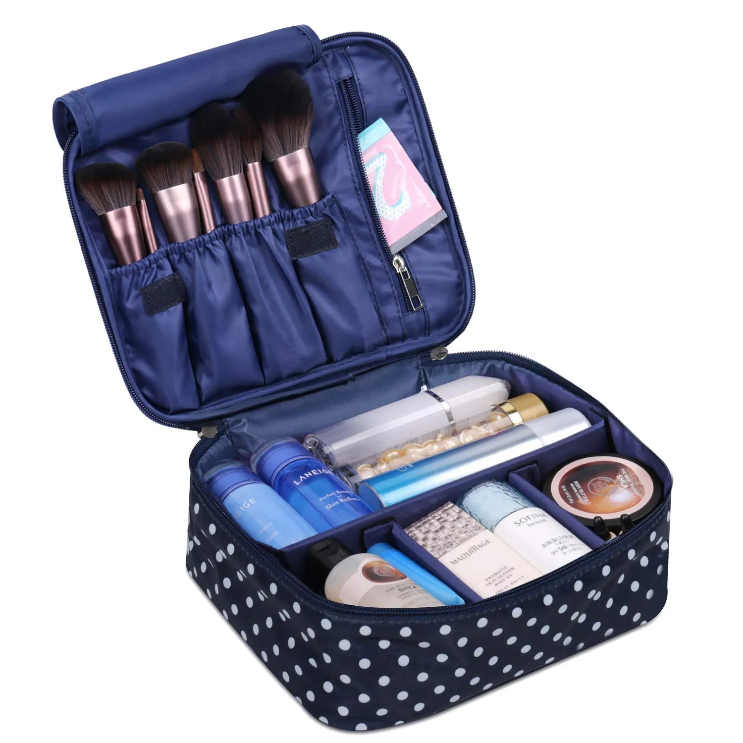 Narwey NW5023 Beauty Case Trucco da Viaggio con Divisori