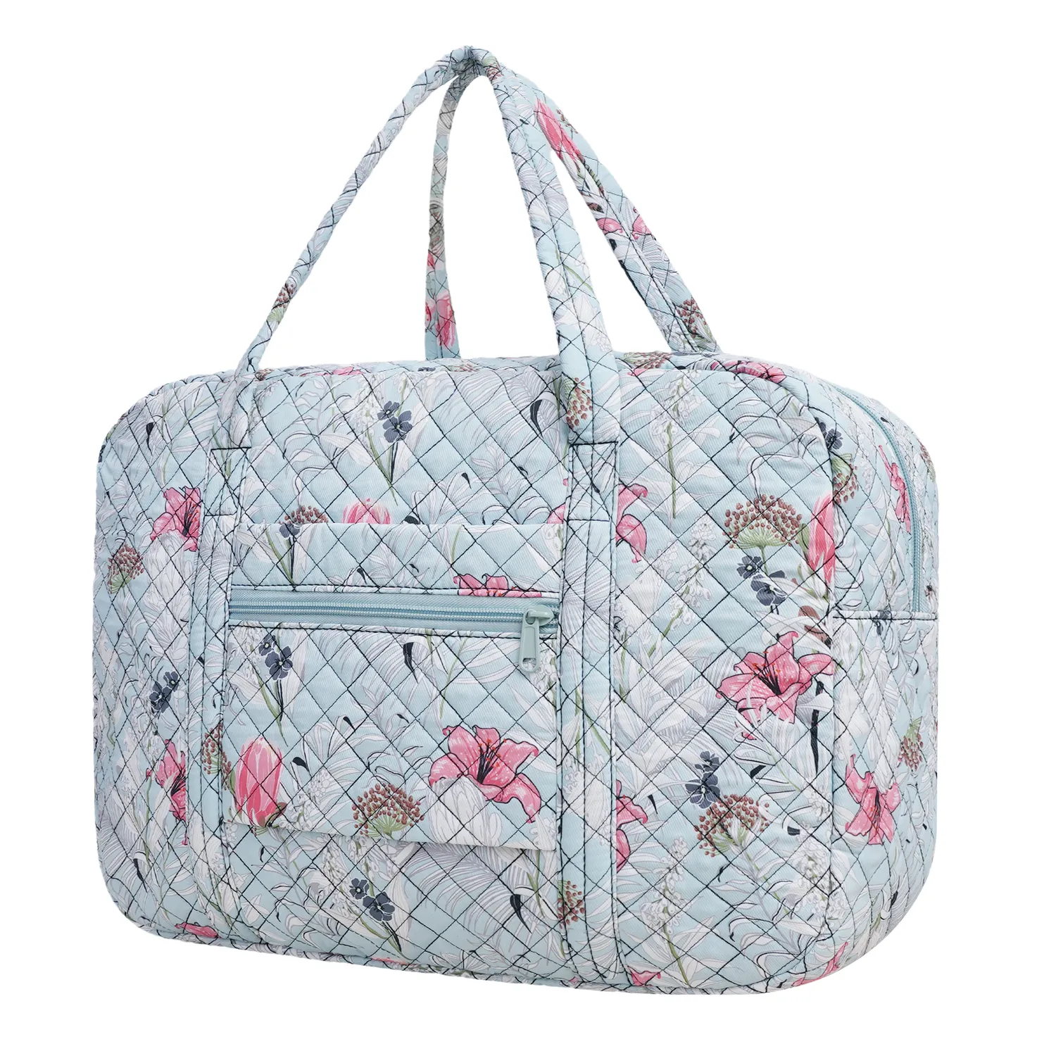 Narwey Borsone Weekender Trapuntato da Donna Floreale