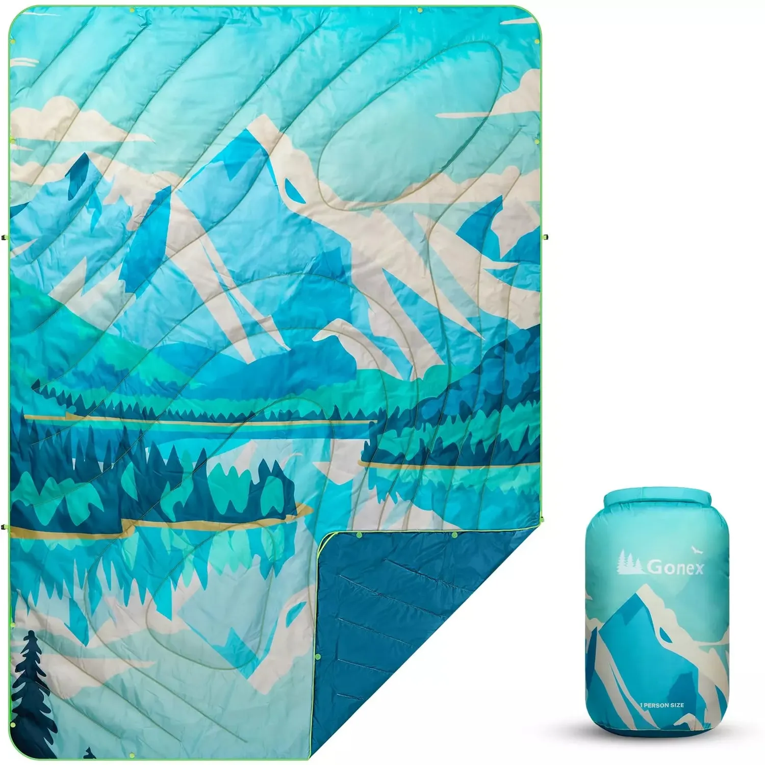 Gonex Coperta Campeggio Puffy Calda