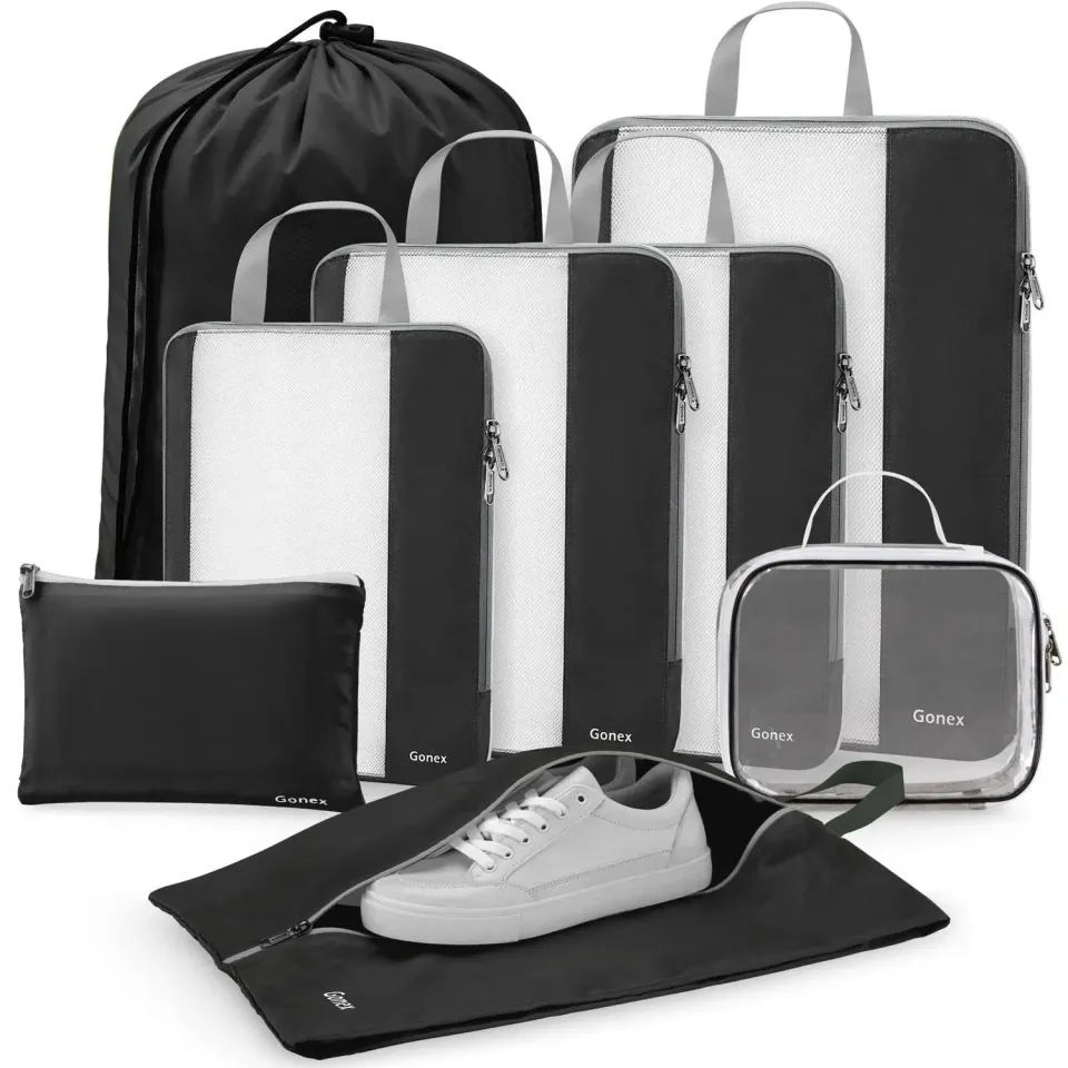 Gonex Compression Packing Cubes Compressione 8 Pezzi