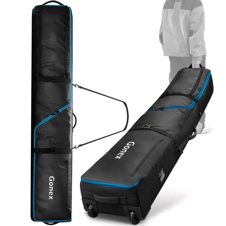 Gonex sacca snowboard con rotelle 190 cm