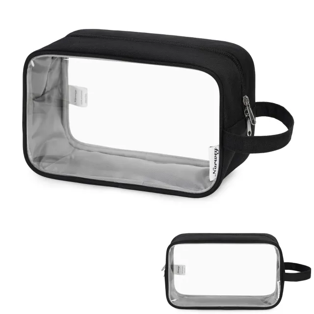 Narwey pochette trasparente PVC viaggio 25x15 cm