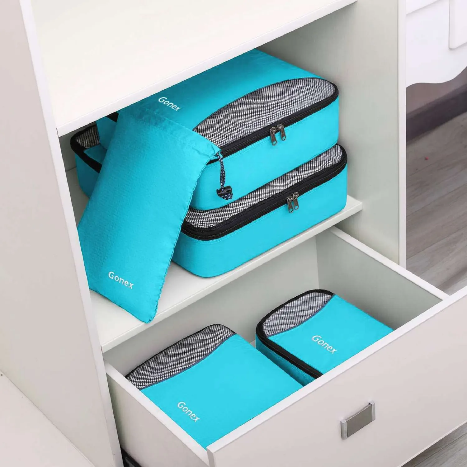 Gonex Luggage Organizers cubi valigia