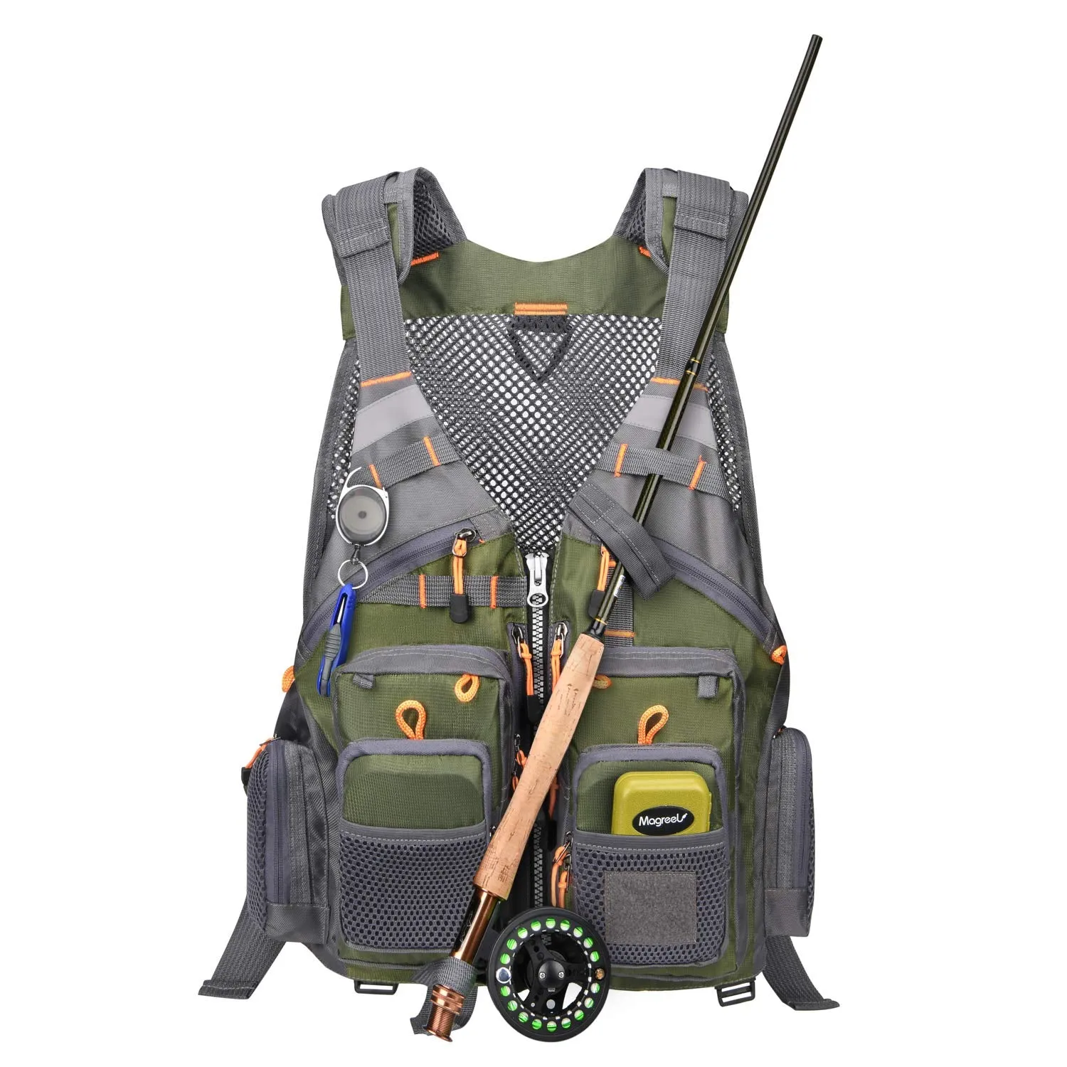 Gonex Fly Fishing Vest gilet da pesca