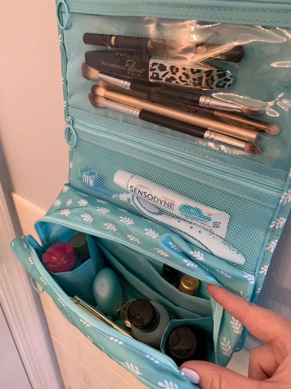 Narwey NW1114 Trousse da Viaggio da Appendere in Nylon