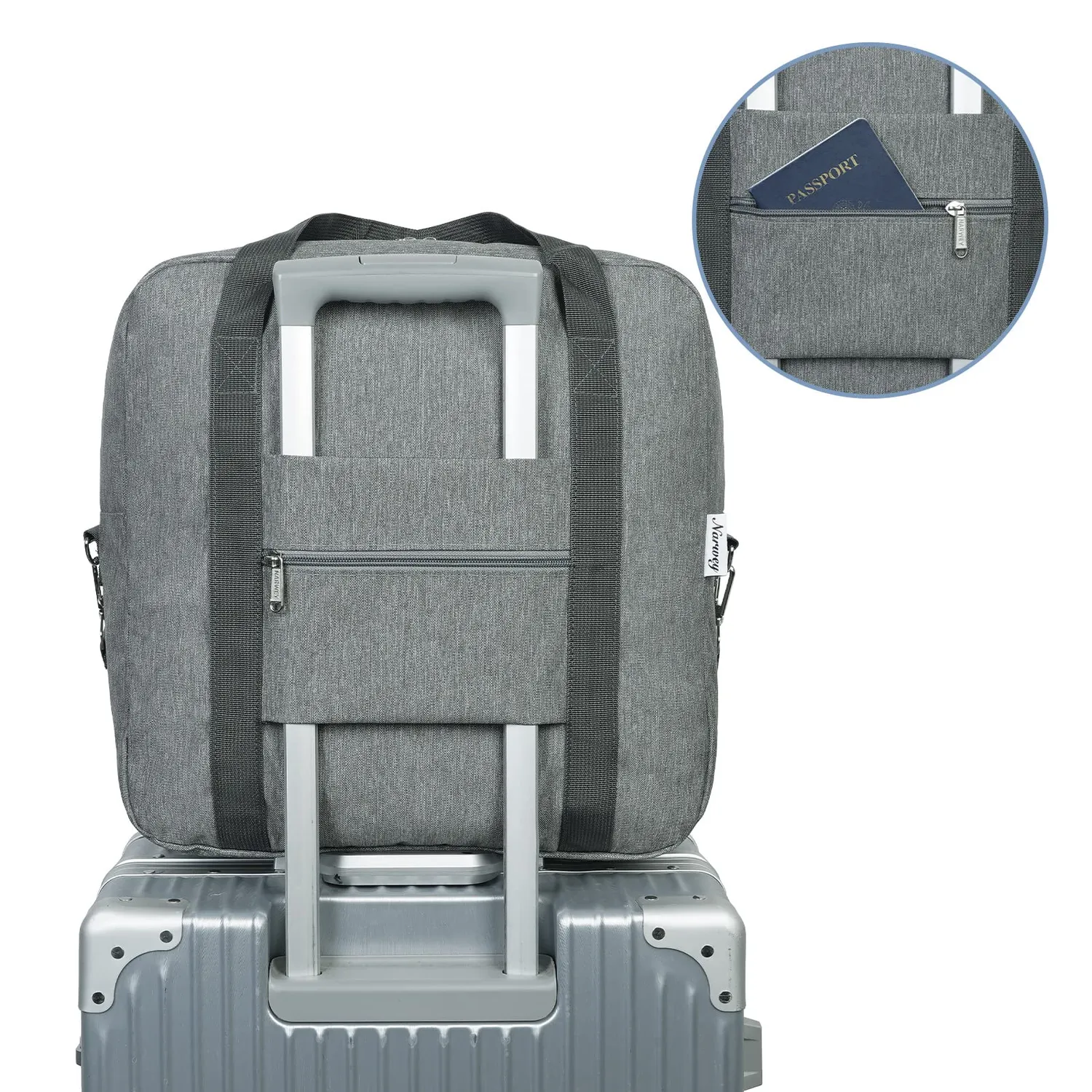Narwey Foldable Travel Duffel Bag borsone pieghevole