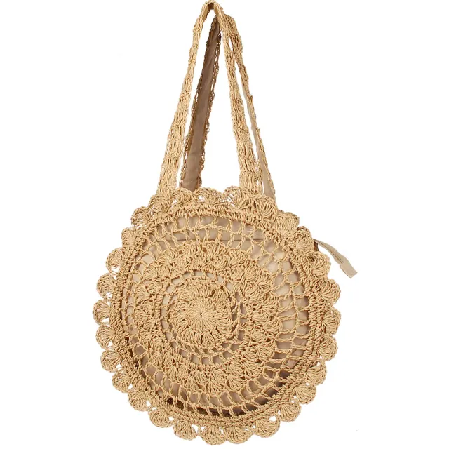 Narwey NW18011106 Borsa Paglia Intrecciata a Spalla