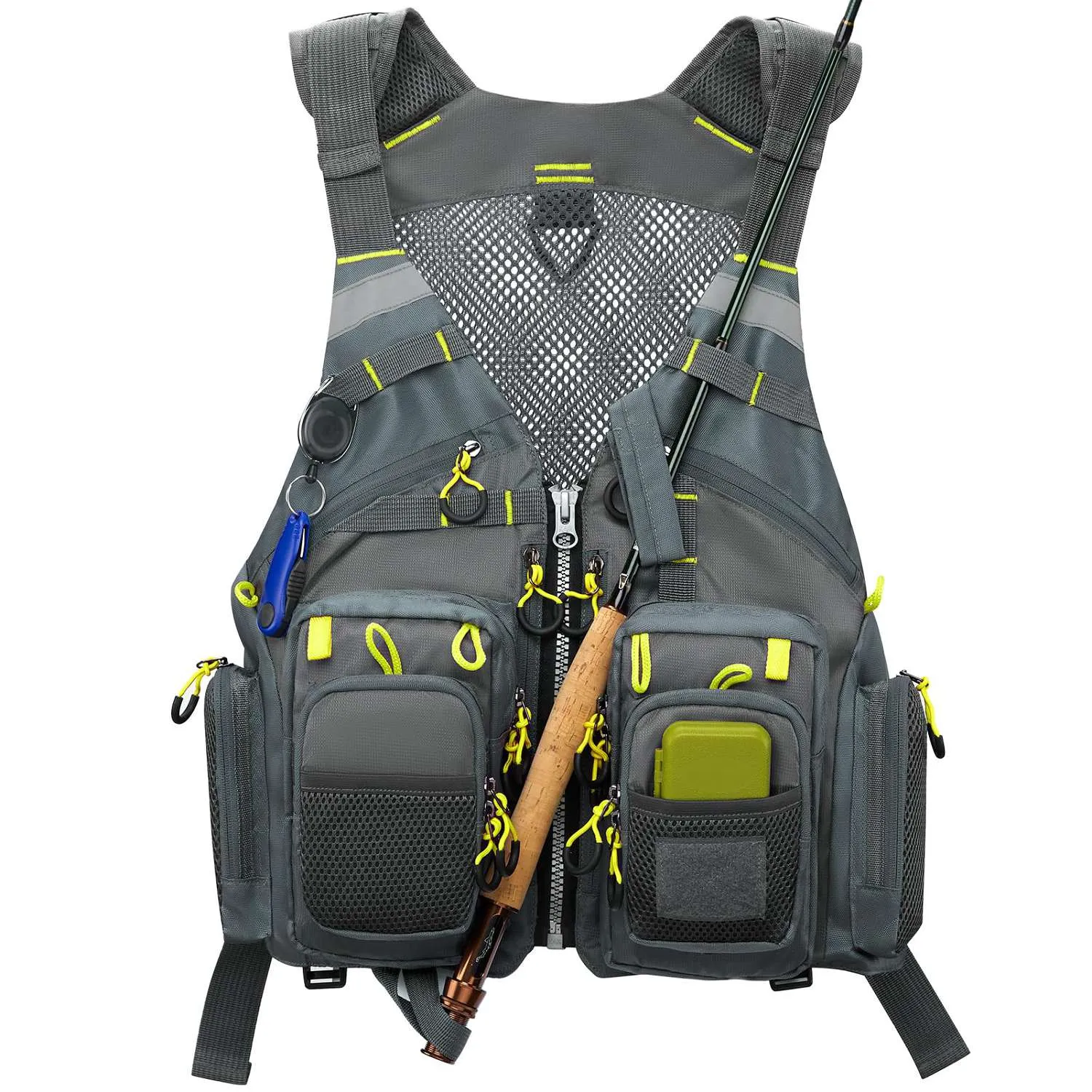 Gonex Fly Fishing Vest gilet da pesca