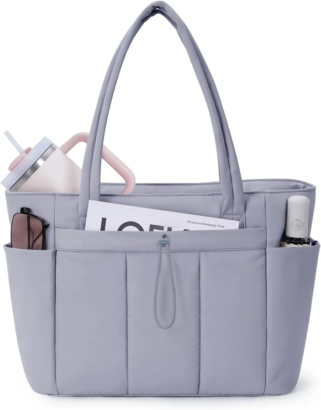 Narwey Puffer Tote Bag borsa shopper 20 L porta laptop