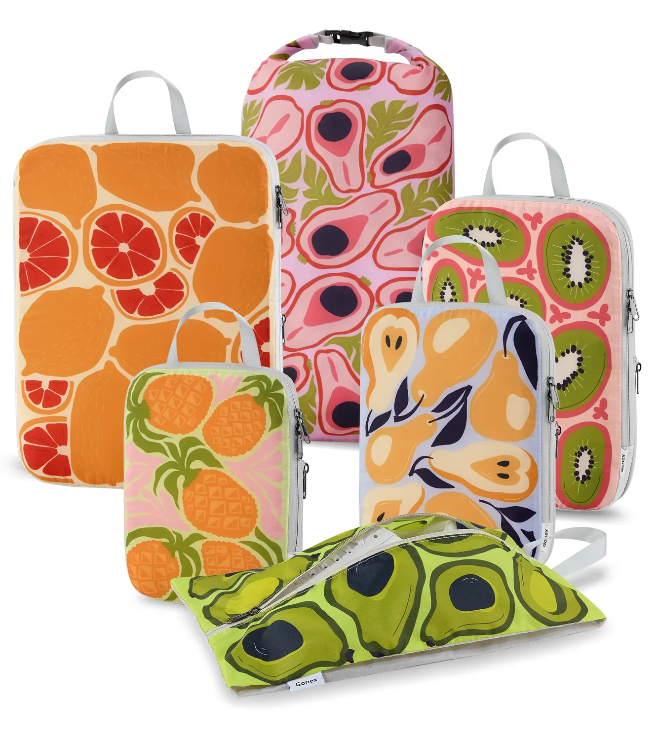 Gonex packing cubes compressione salvaspazio