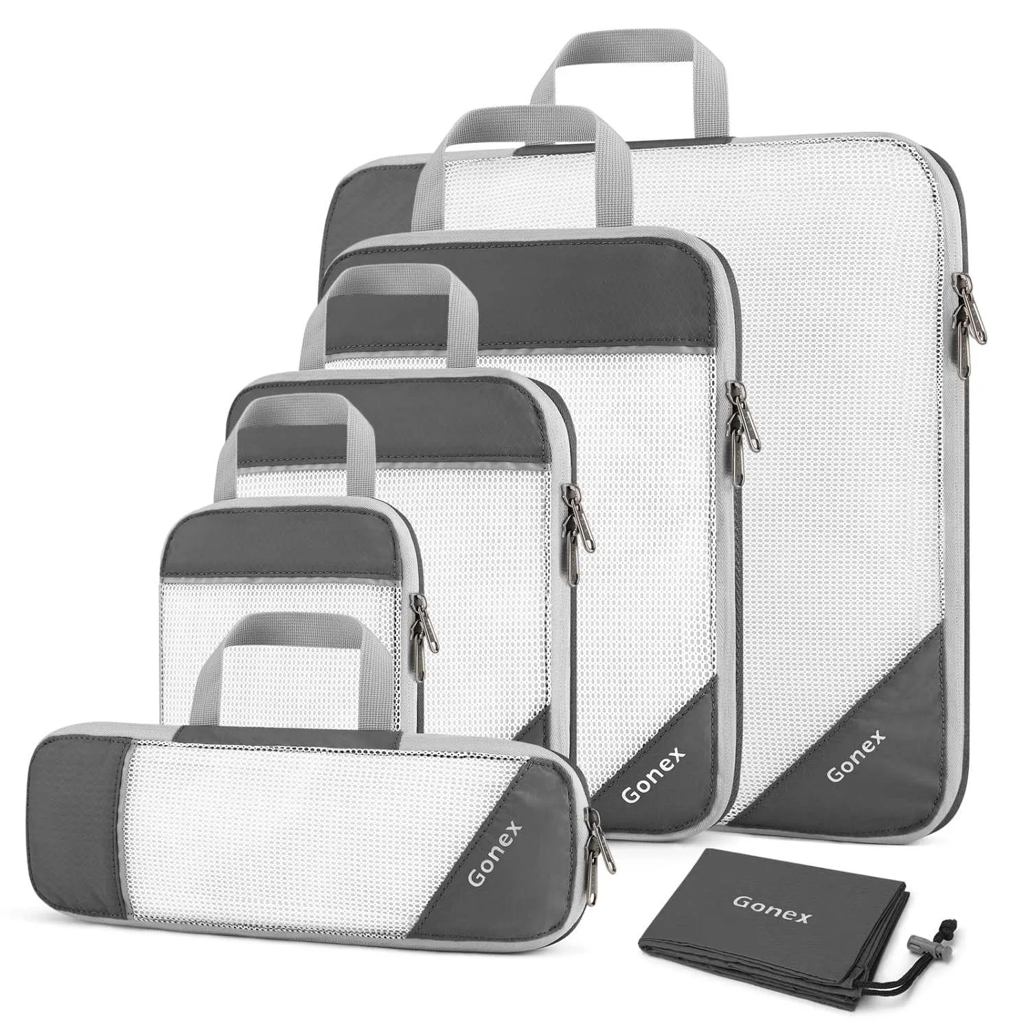 Gonex Compression Packing Cubes cubi valigia