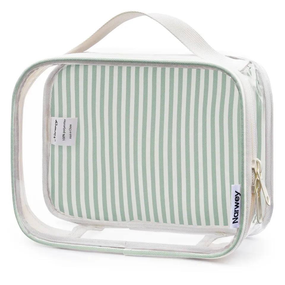 Narwey pochette trasparente TSA PVC da viaggio