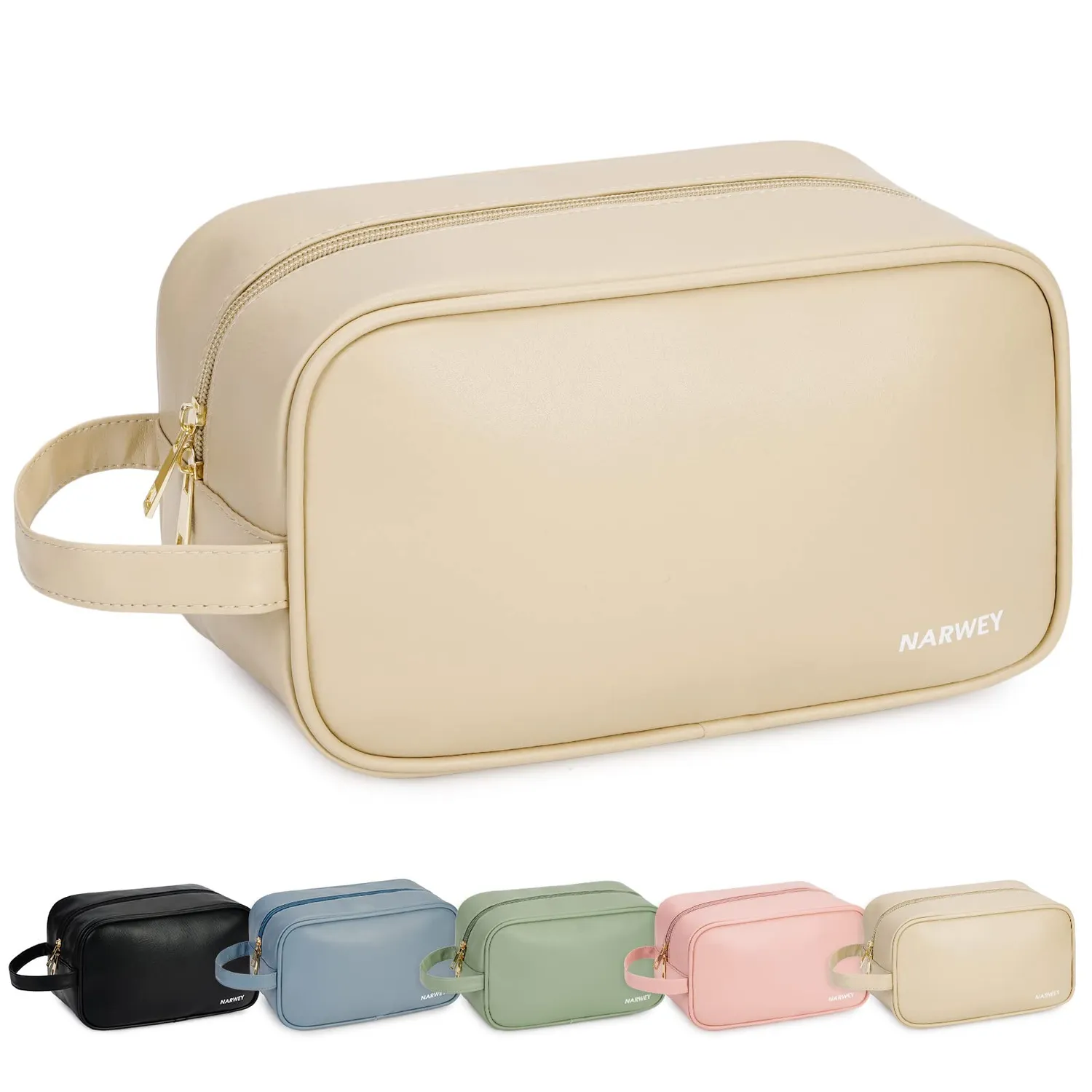 Narwey PU Leather beauty case da viaggio