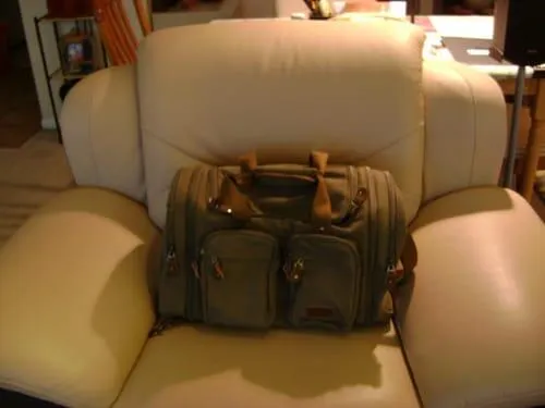 Gonex Canvas 50L borsone viaggio espandibile