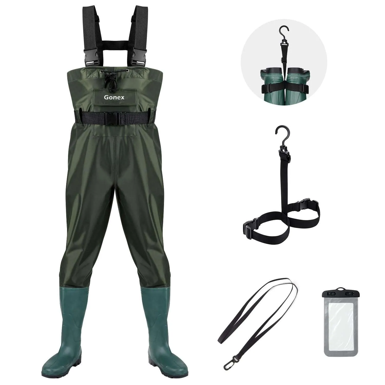 Gonex Chest Wader stivali pesca impermeabili