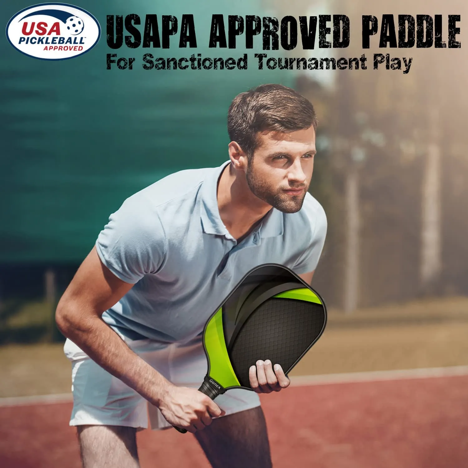 Gonex Set Racchette Pickleball Grafite