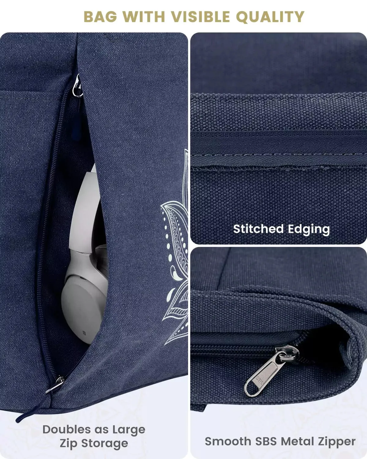 Gonex Borsa Tappetino Yoga con Zip