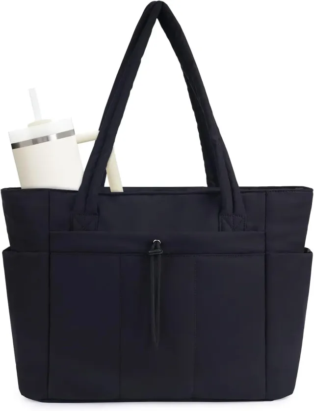 Narwey Puffer Tote Bag borsa shopper 20 L porta laptop