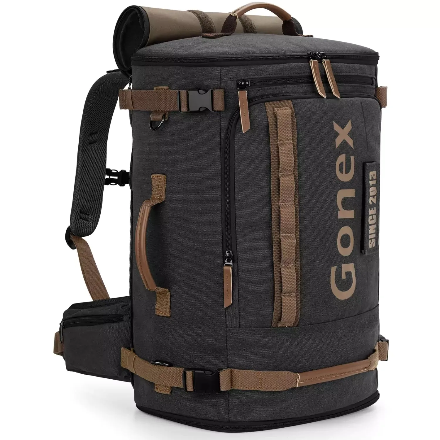 Gonex Canvas Velcro Patch zaino laptop tela