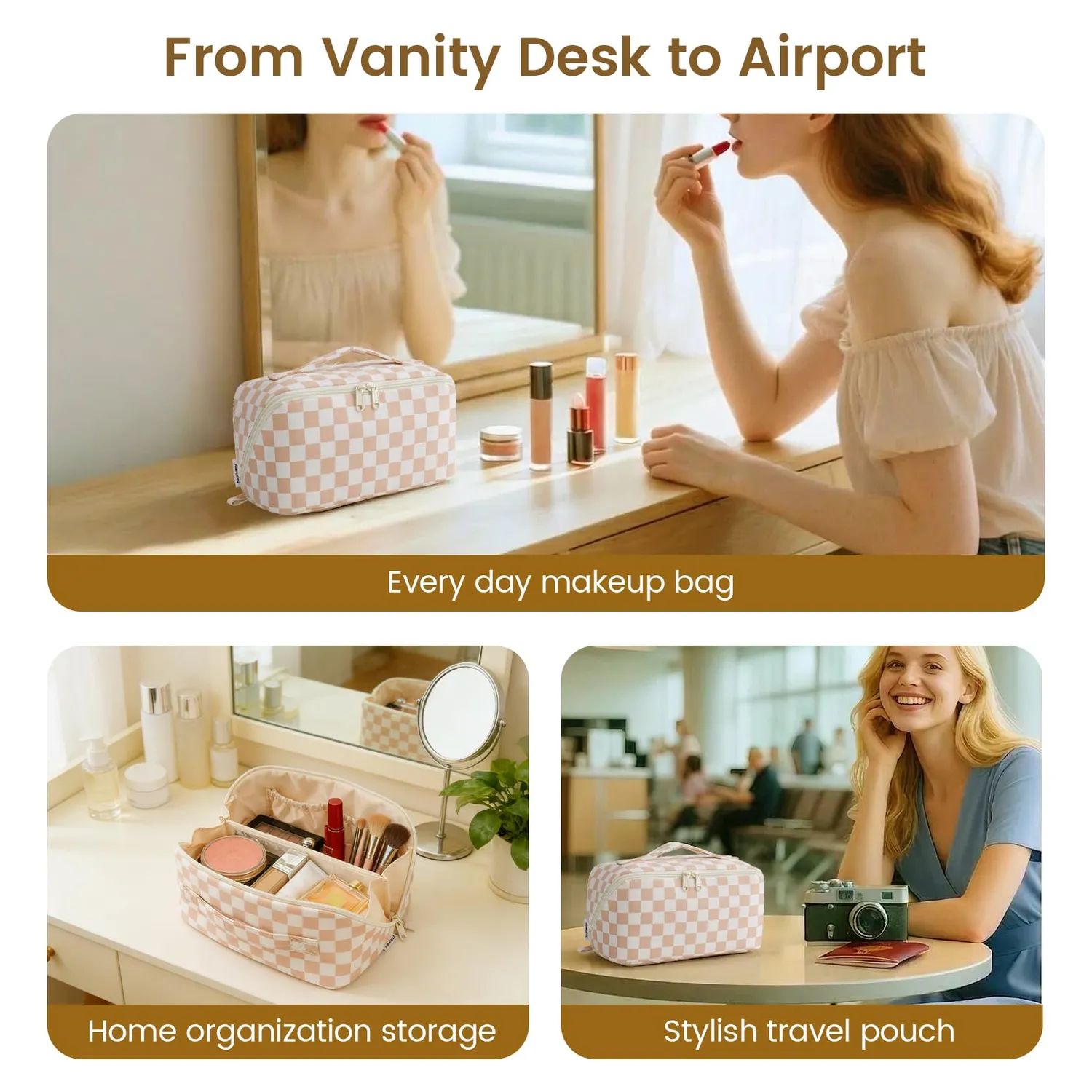 Narwey Beauty da Viaggio Apribile Piatto 180° Grande