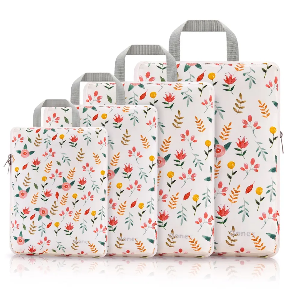 Gonex Set 4 Packing Cubes a Compressione