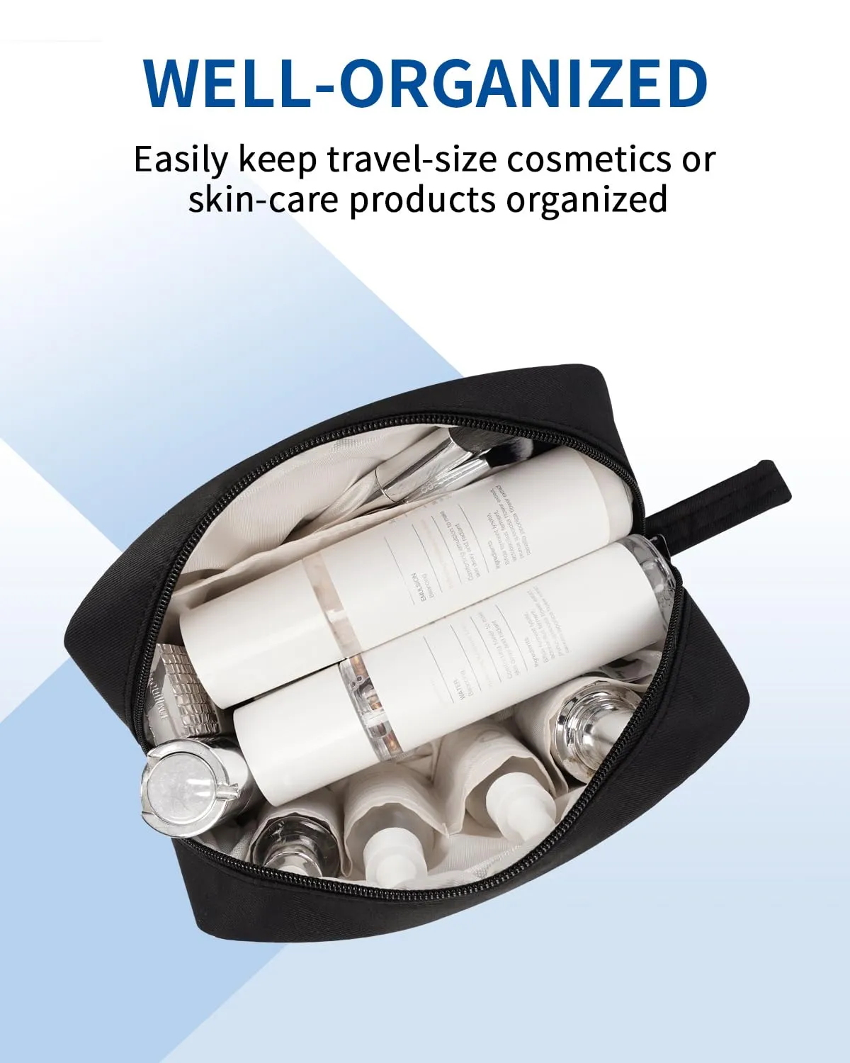 Narwey NW5207 Pochette Trucco con Maniglia Idrorepellente