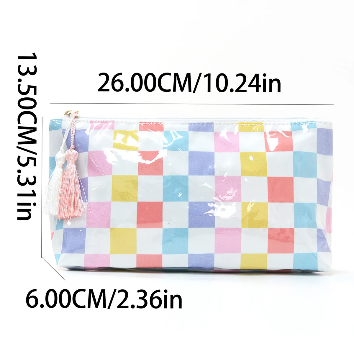 Narwey Pochette Trucco Impermeabile 26x6x13 cm Fantasia