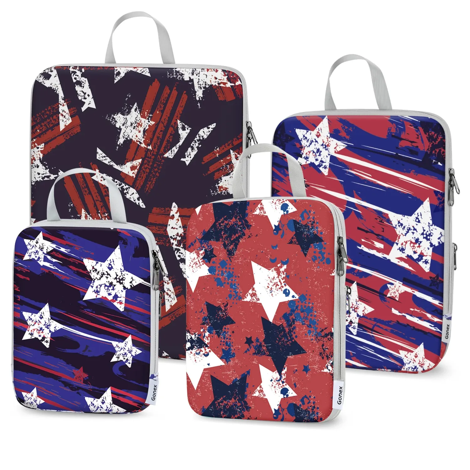Gonex packing cubes compressione salvaspazio