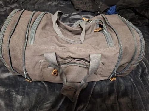 Gonex Canvas 50L borsone viaggio espandibile