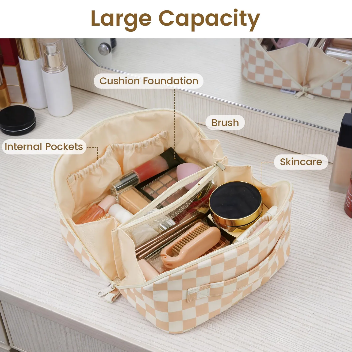 Narwey Beauty da Viaggio Apribile Piatto 180° Grande